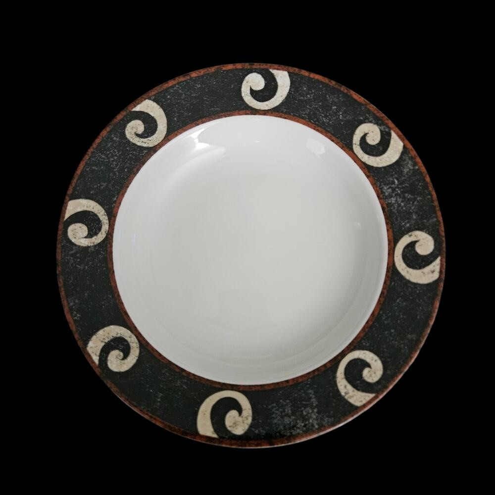 Sasaki Pompeii Rim Soup Bowls Set of 3 Loretta Agro Fine China